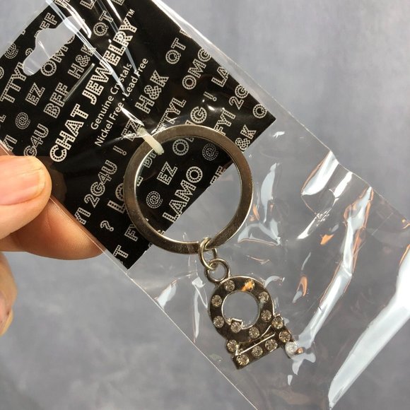 Lot 145 Internet Chat Lingo Chatitudes Genuine Crystal Charms Necklaces - Picture 7 of 16